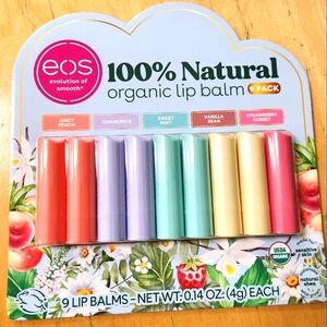 EOS Lip Balm 9-pack [5 flavors]